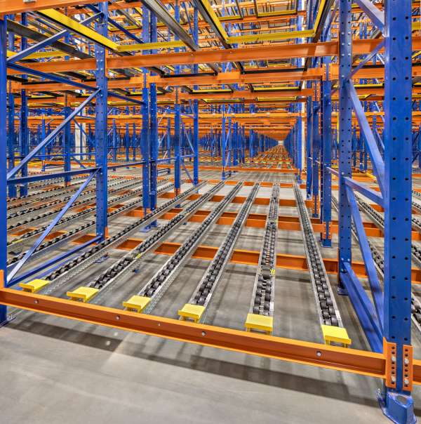 Pallet Flow Rack for West Jordan warehouses