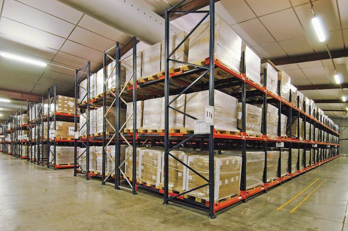 Push Back Pallet Rack for West Jordan warehouses